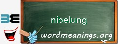 WordMeaning blackboard for nibelung